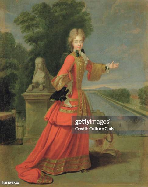 Marie-Adelaide de Savoie in Hunting Dress, c.1704