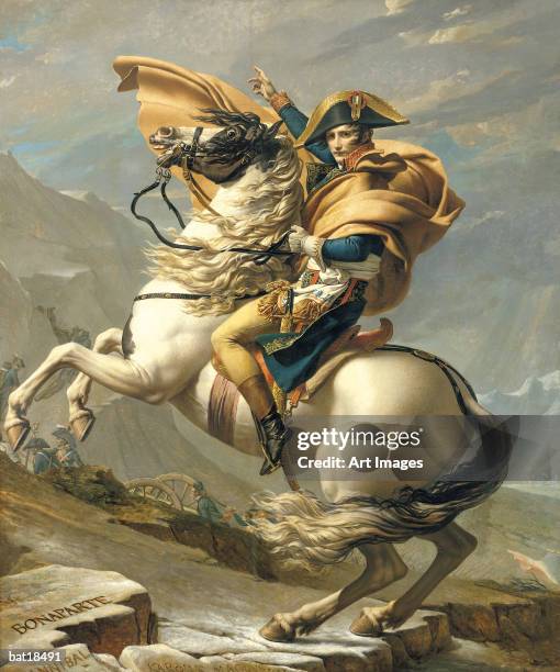 Napoleon Crossing the Alps at the St Bernard Pass, 20th May 1800, c.1800-01