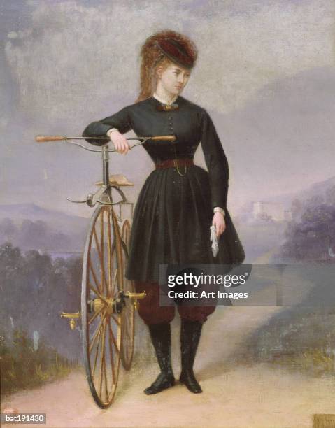 Blanche d'Antigny and her Velocipede