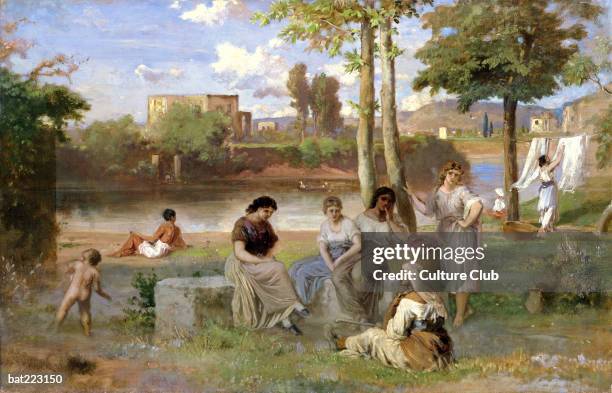 Washing on the Tiber, 1864