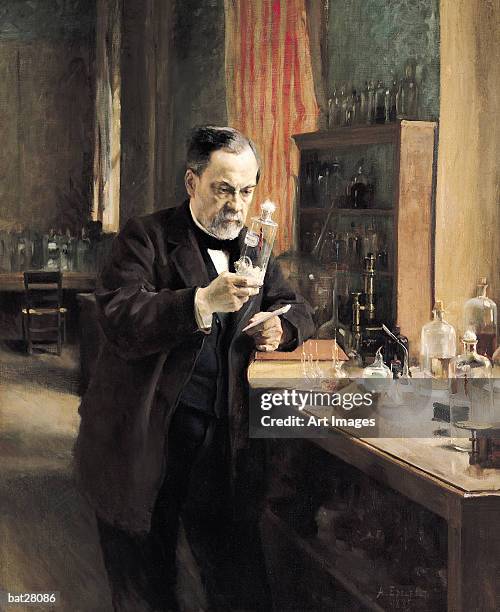 Louis Pasteur in his Laboratory, 1885