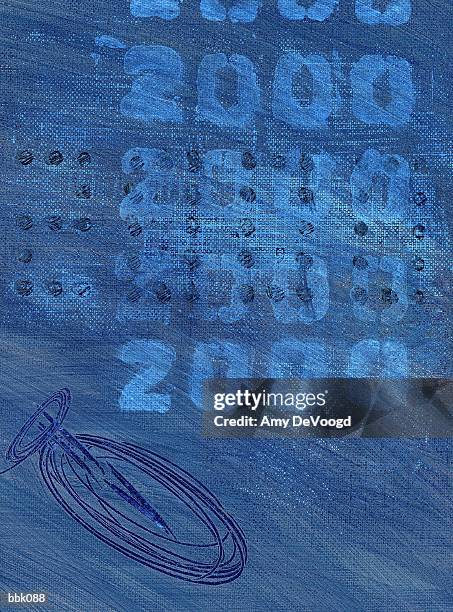 countdown to y2k - 2000 stock illustrations