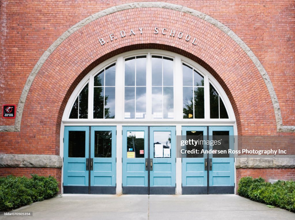 Facade of a school