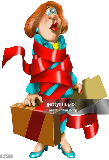 red tape - administrative professionals stock illustrations