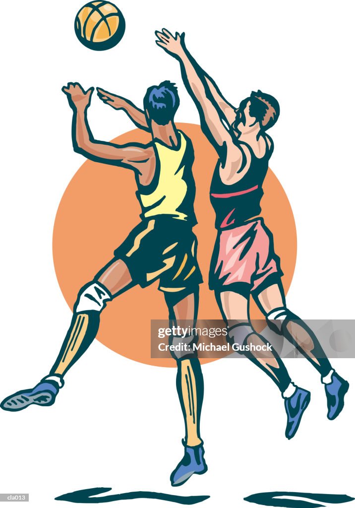 Men Playing Basketball