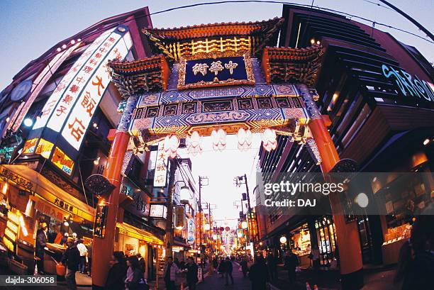 china town - yokohama chinatown stock pictures, royalty-free photos & images