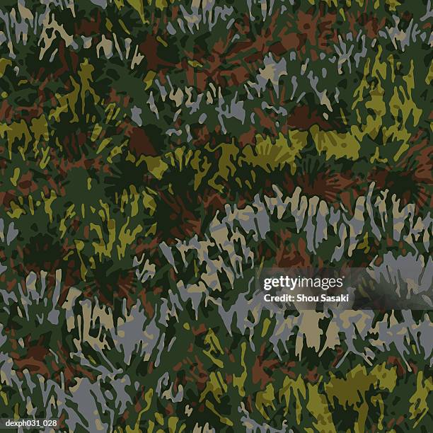 grass patch camouflage pattern - grass patch stock illustrations
