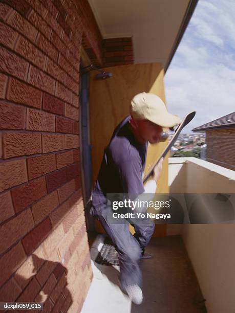 Man Rushing Out A Door Man Running Out Door Photos and Premium High Res Pictures - Getty Images