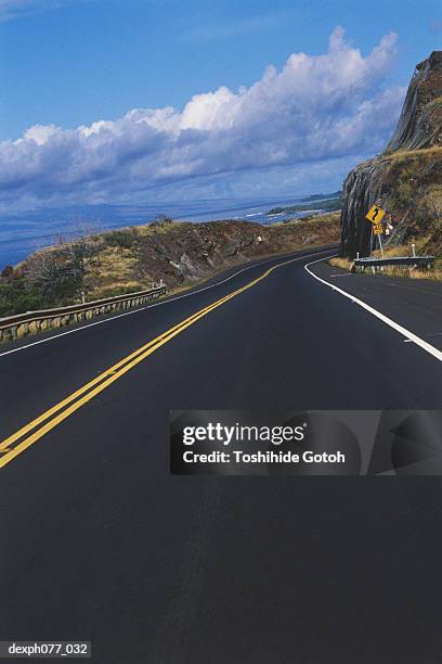 usa, hawaii, country road - country geographic area fotografías e imágenes de stock