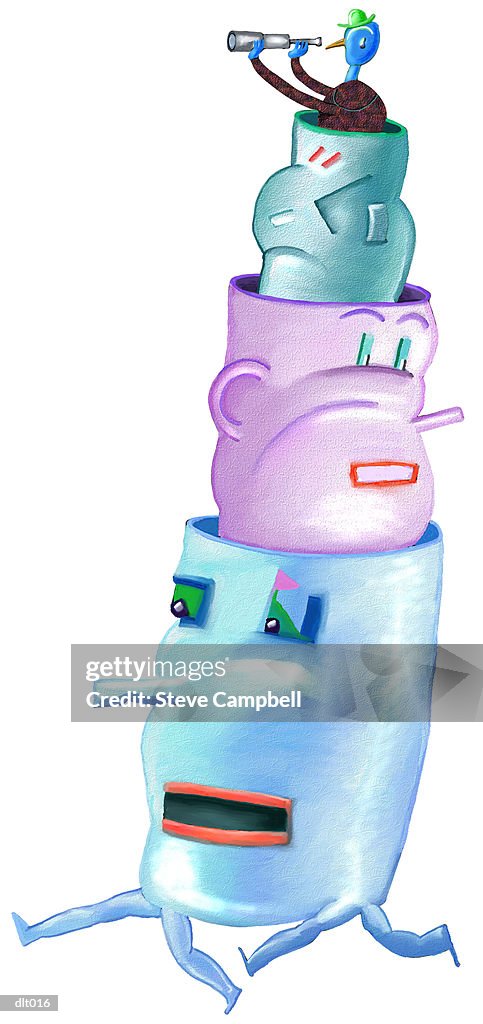 Creature with Spyglass