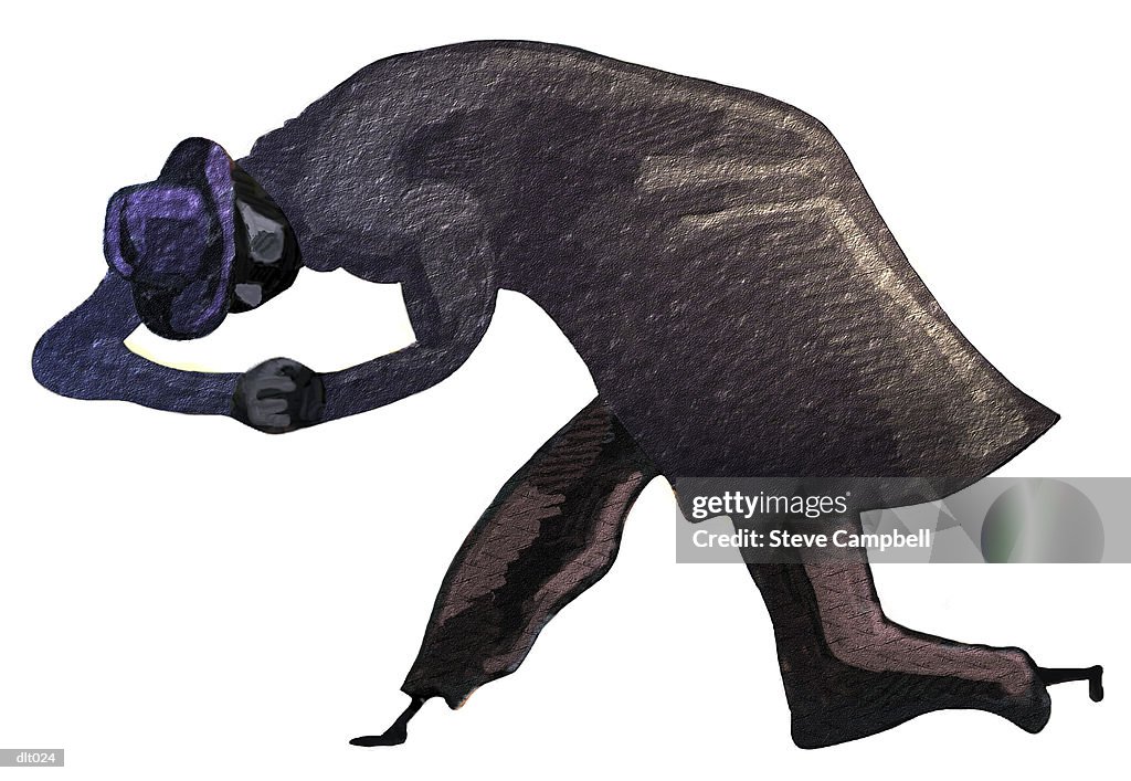 Man in Dark Coat
