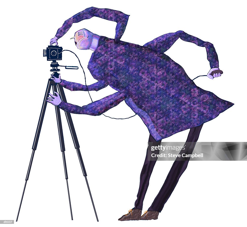 Photographer with Four Arms