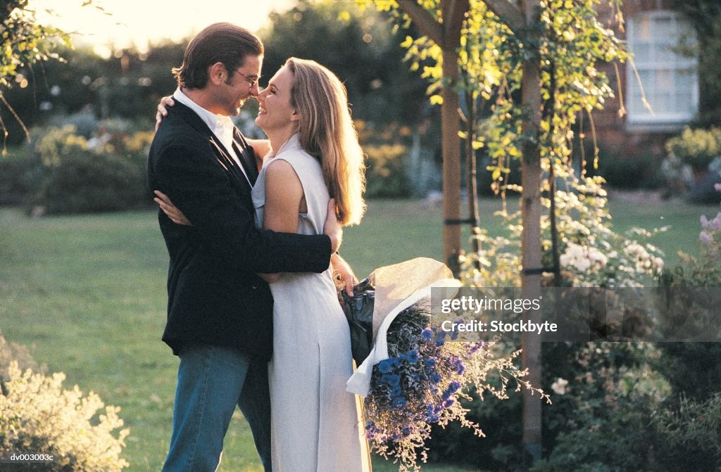 Couple in gardens