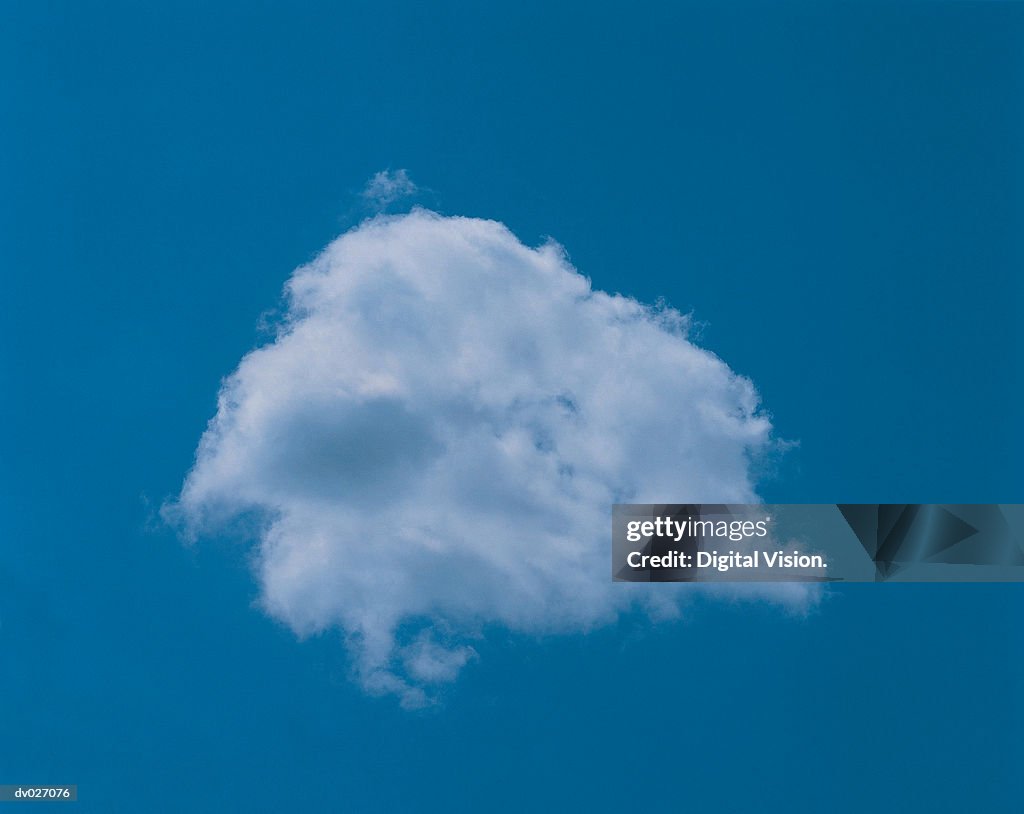 Single cumulus cloud