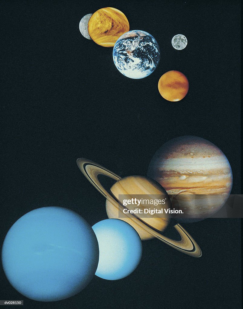 The Planets, excluding Pluto