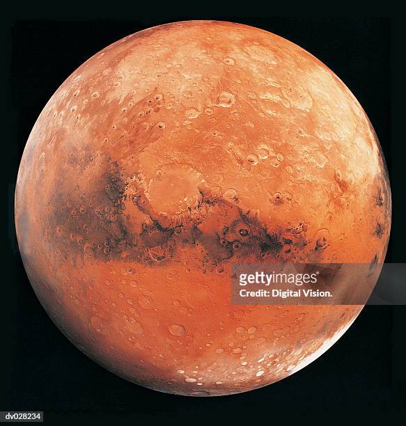 mars, the schiaparelli hemisphere - mars stock pictures, royalty-free photos & images
