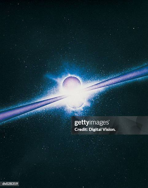 gamma-ray bursts - gammastraling stockfoto's en -beelden