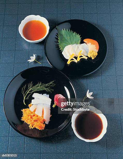 japanese cooking - shiso stock pictures, royalty-free photos & images