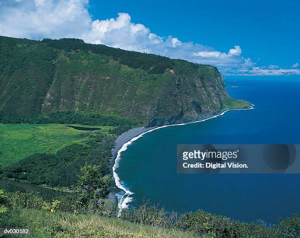 waipio valley, hawaii, hawaiian islands - waipio valley stockfoto's en -beelden