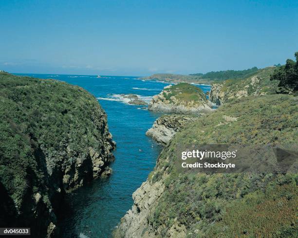 point lobos coastline near carmel, california, usa - staatliches wildreservat stock-fotos und bilder