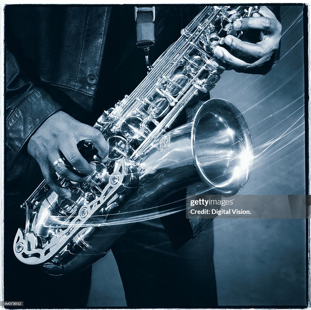 Saxophone in motion