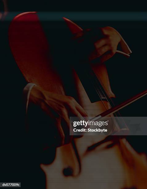 cello - musical instrument bridge stock pictures, royalty-free photos & images