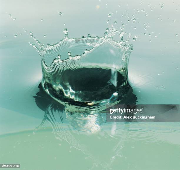 h2o - splash crown stock pictures, royalty-free photos & images