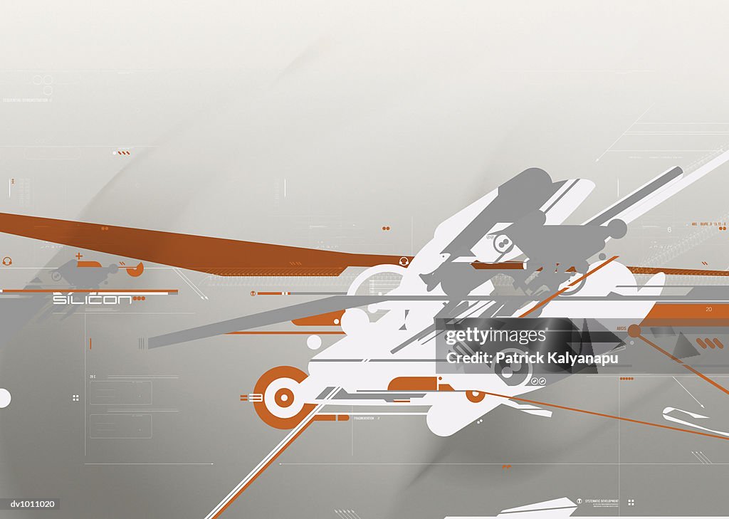 Abstract digitally generated image