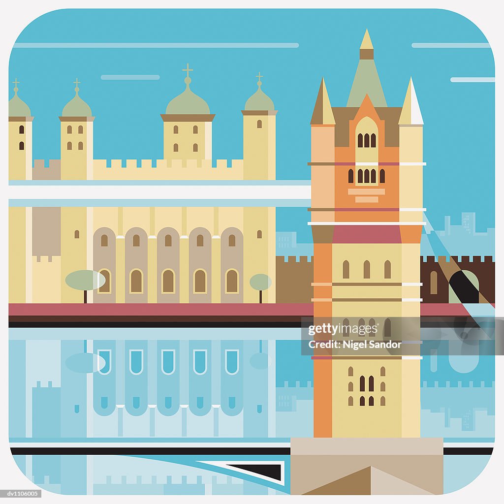Tower Bridge and the tower of London, United Kingdom