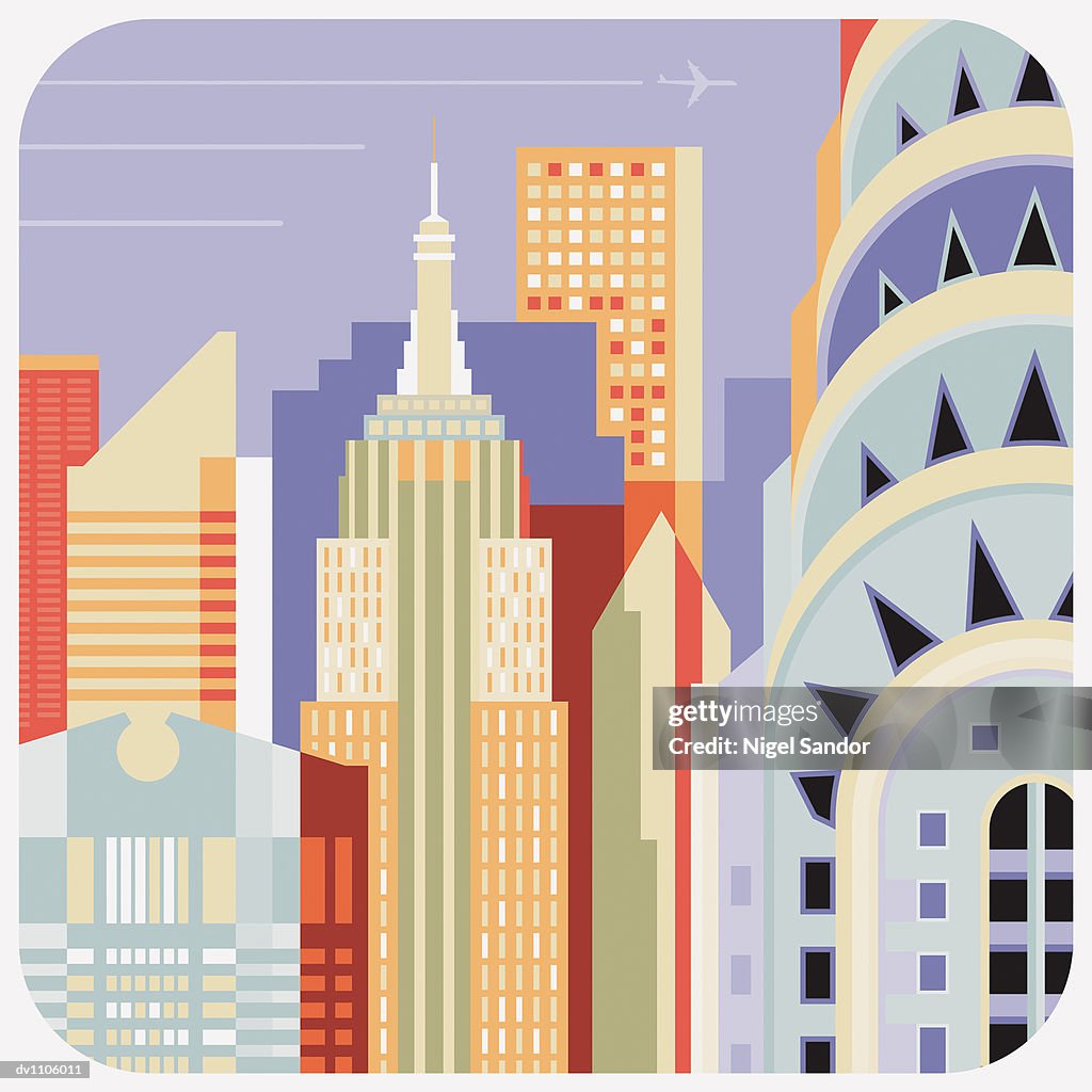 New York Skyline, Usa