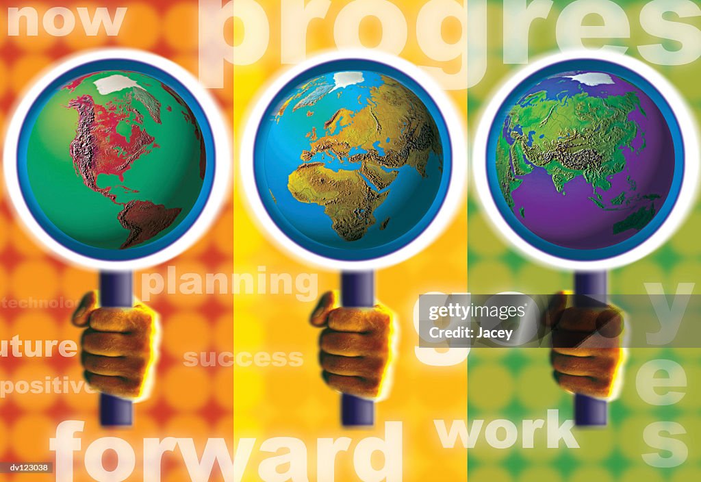 World Progress Collage High-Res Vector Graphic - Getty Images