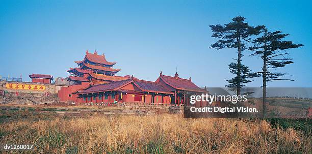 huazang temple, mt emei, sichuan province, china - son la province fotografías e imágenes de stock