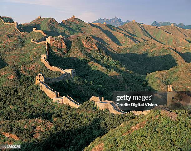 great wall of china, china - northern china stock pictures, royalty-free photos & images