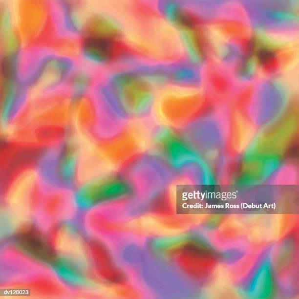 abstract collage of muted multicolored pastels - james ross stock-grafiken, -clipart, -cartoons und -symbole