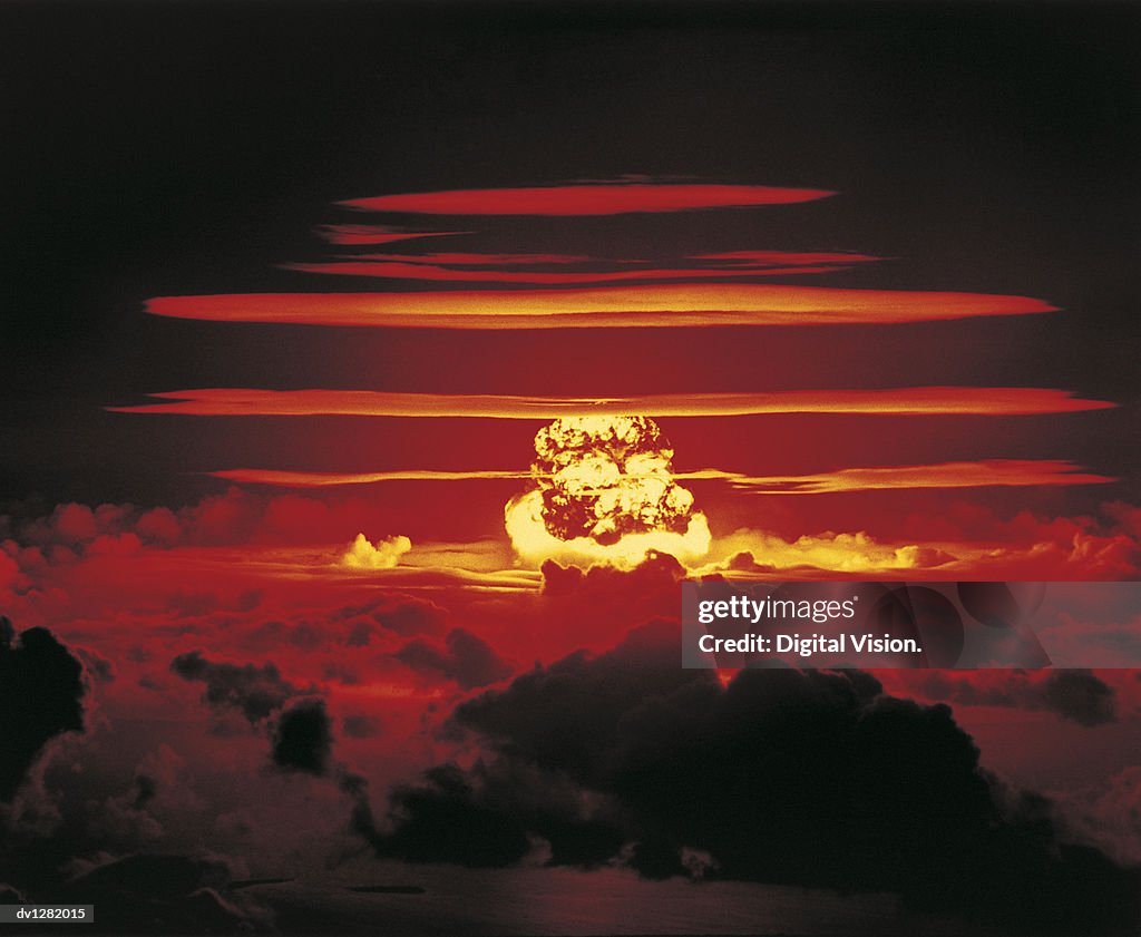 Nuclear Bomb Test, Bikini atoll and Enewetak, June 25 1956