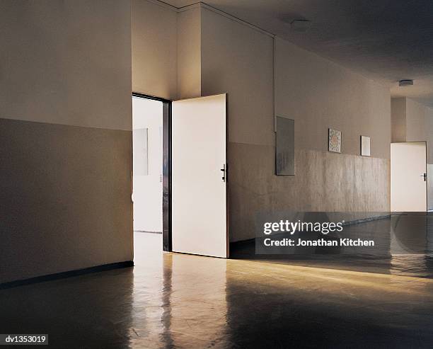 open door in a building, eastern europe - eastern europe bildbanksfoton och bilder