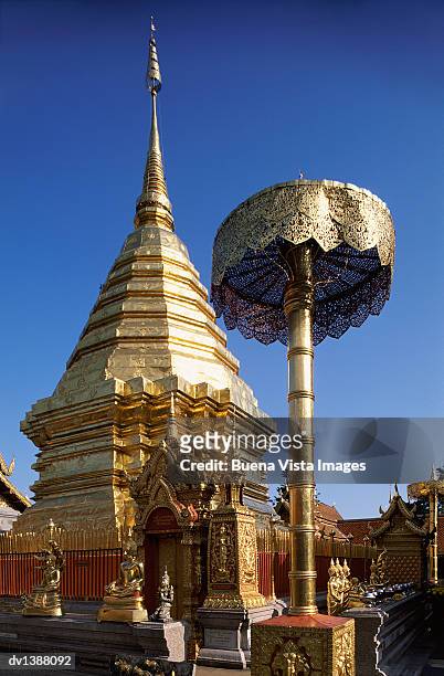 wat doi suthep temple, chiang mai, thailand - doi suthep stock pictures, royalty-free photos & images