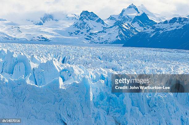 perito moreno glacier, los glaciares national park, patagonia,  argentina - warburton stock pictures, royalty-free photos & images
