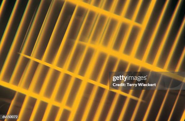 bright yellow grid on black background - prison door stock pictures, royalty-free photos & images