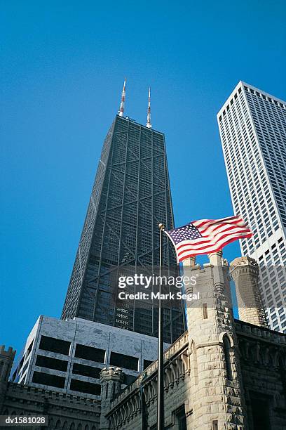 john hancock centre, chicago, illinois, usa - john hancock stock pictures, royalty-free photos & images