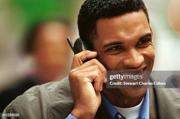 businessman using a mobile phone - stewart stock pictures, royalty-free photos & images