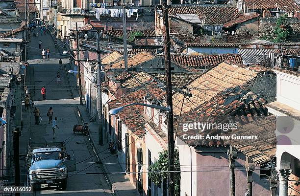 calle padre pico, santiago de cuba, cuba - padre stock-fotos und bilder