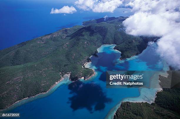 whitsunday island, great barrier reef, australia - barrier imagens e fotografias de stock