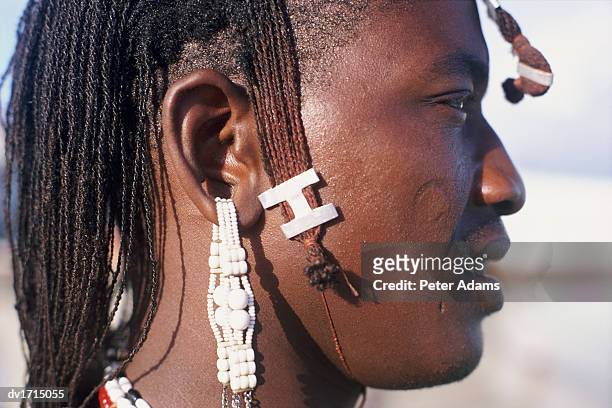 masai man, zanzibar, tanzania, africa - east african tribe stock pictures, royalty-free photos & images