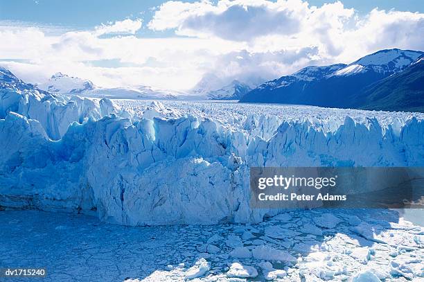 san rafael glacier, patagonia, aisen region, chile - san rafael foto e immagini stock