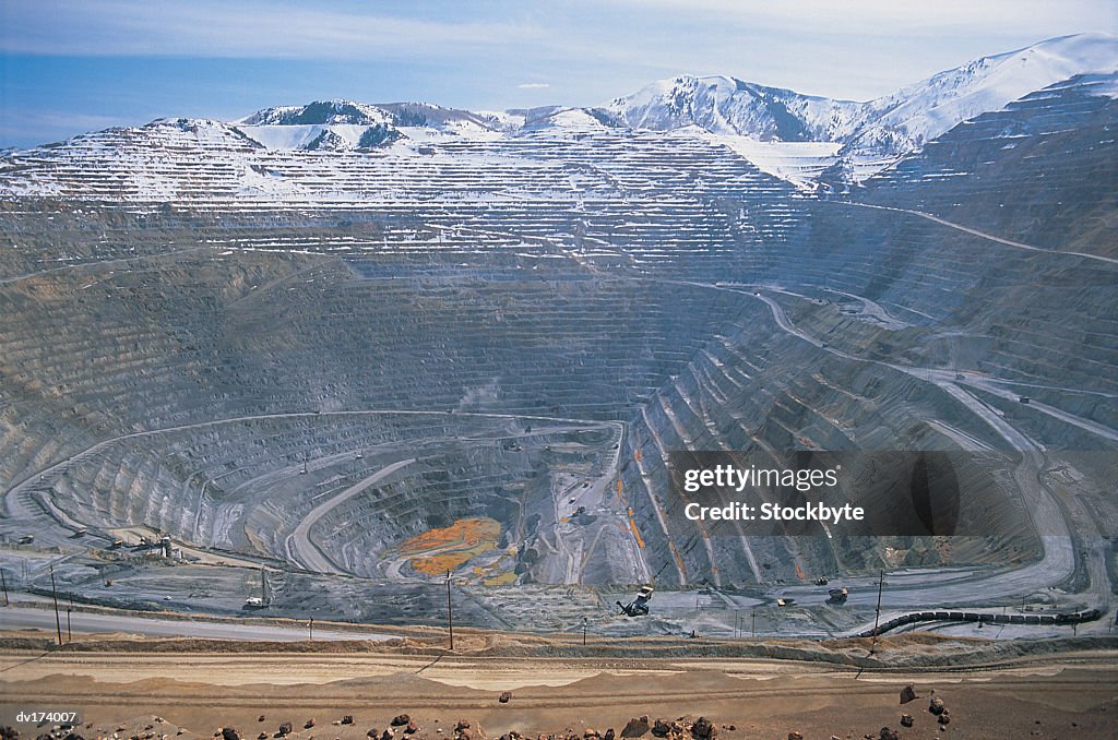 Open pit mine