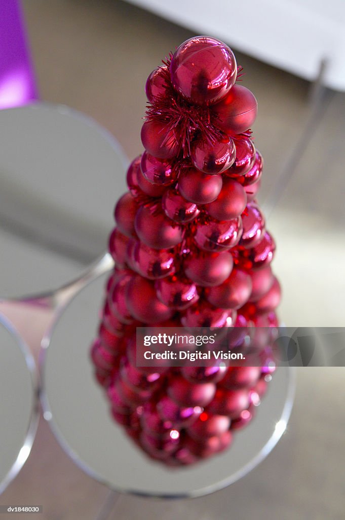 Red Bauble Christmas Decoration