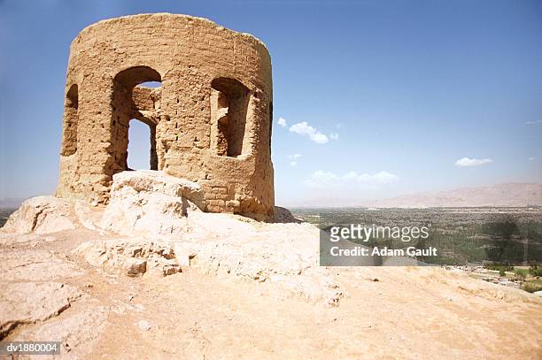 old ruin, isfahan, iran - província de isfahan - fotografias e filmes do acervo
