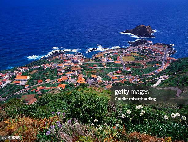 porto moniz, madeira, portugal - atlantic islands imagens e fotografias de stock