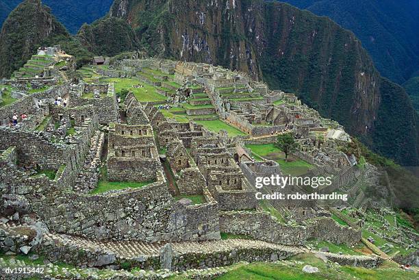 Incan Visual Ancient Incan Ruins Of Machu Picchu Peru High-Res Stock Photo - Getty ...